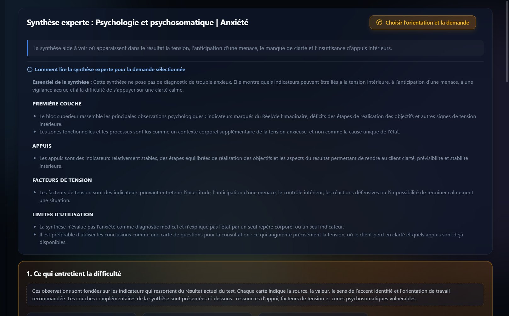 Expert summary